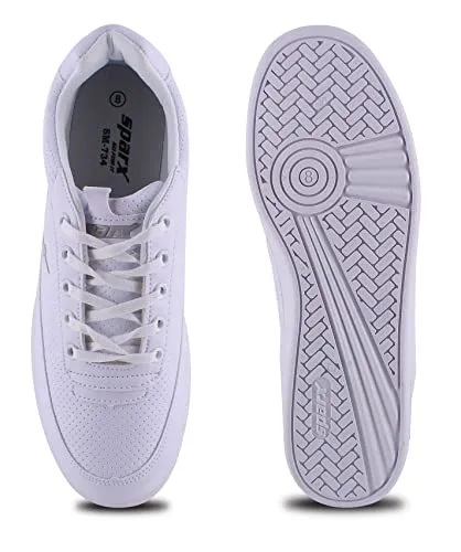 Sparx Men White Grey Casual Shoes