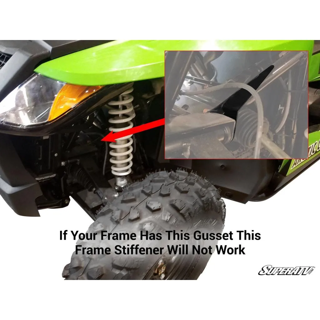 SuperATV Arctic Cat Wildcat Trail Frame Stiffener / Gusset Kit