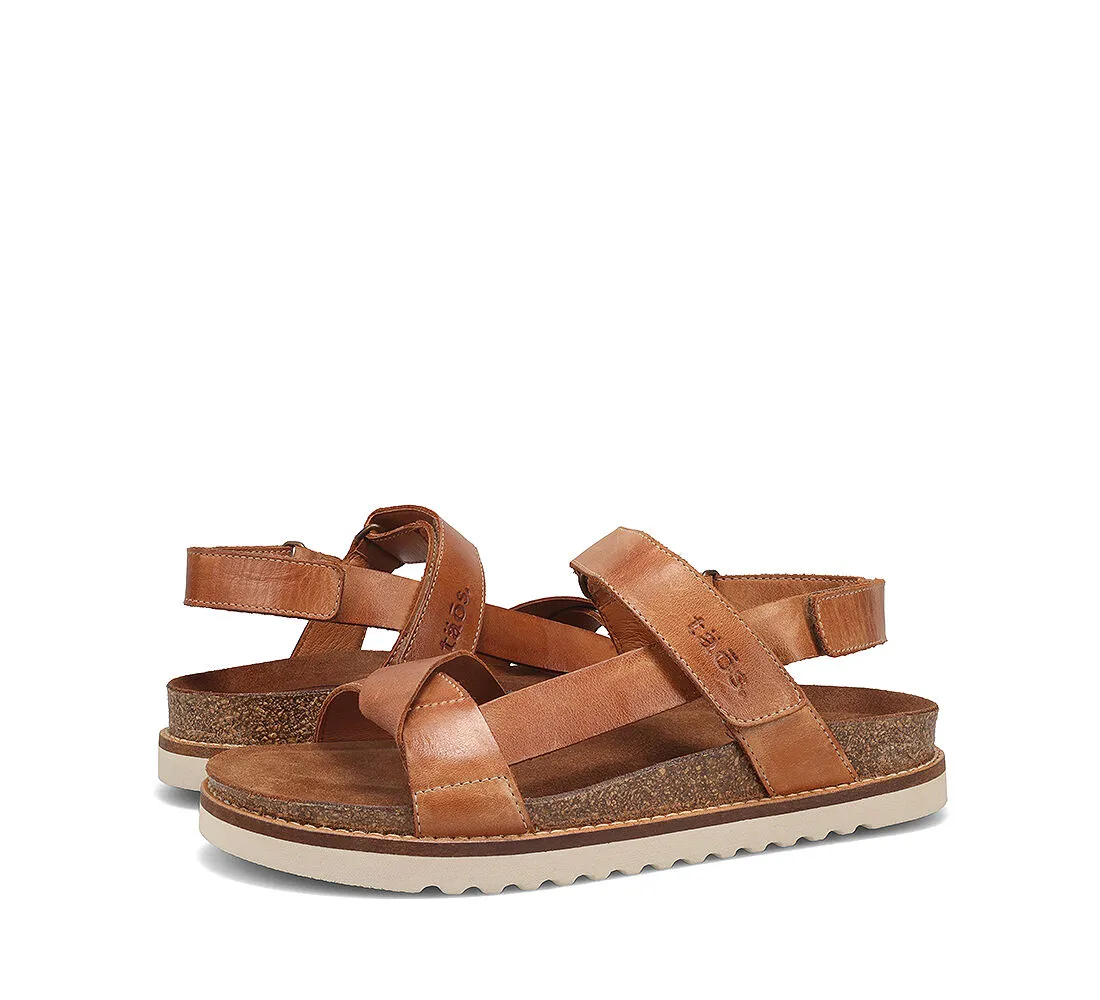 Taos Women's Sideways Sandal - Caramel