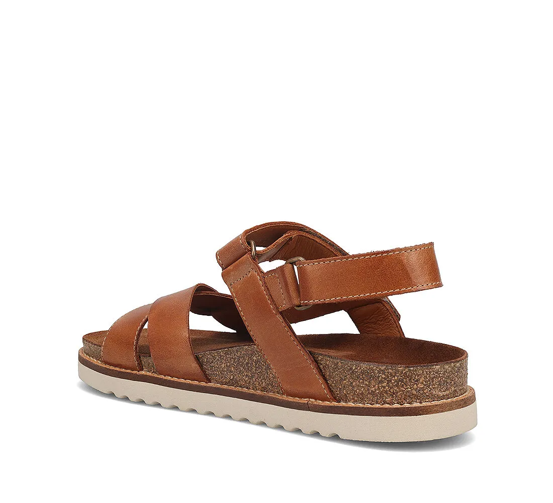 Taos Women's Sideways Sandal - Caramel