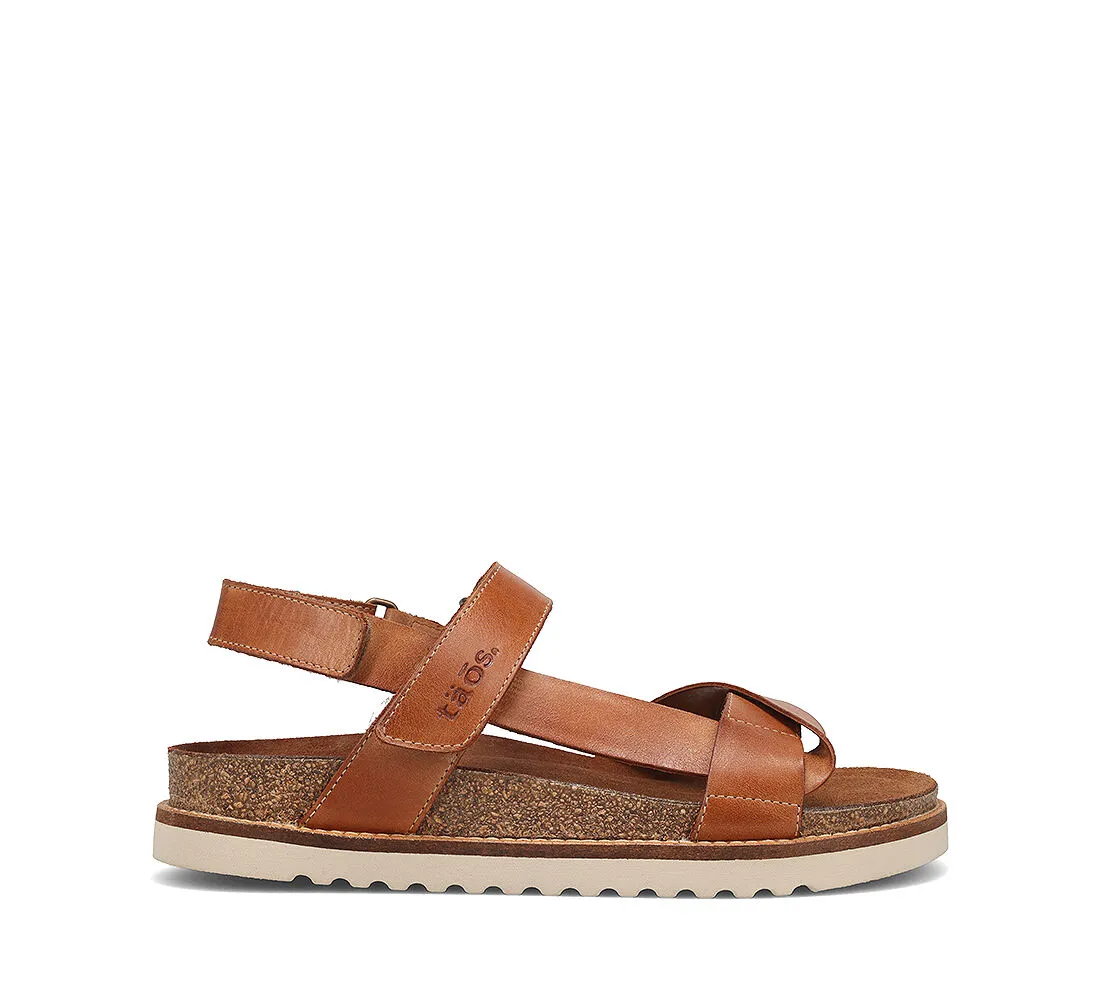 Taos Women's Sideways Sandal - Caramel