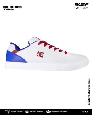 TENIS DC SHOES NOTCH SN MX CABALLERO BCO ROJO AZUL (BUW)