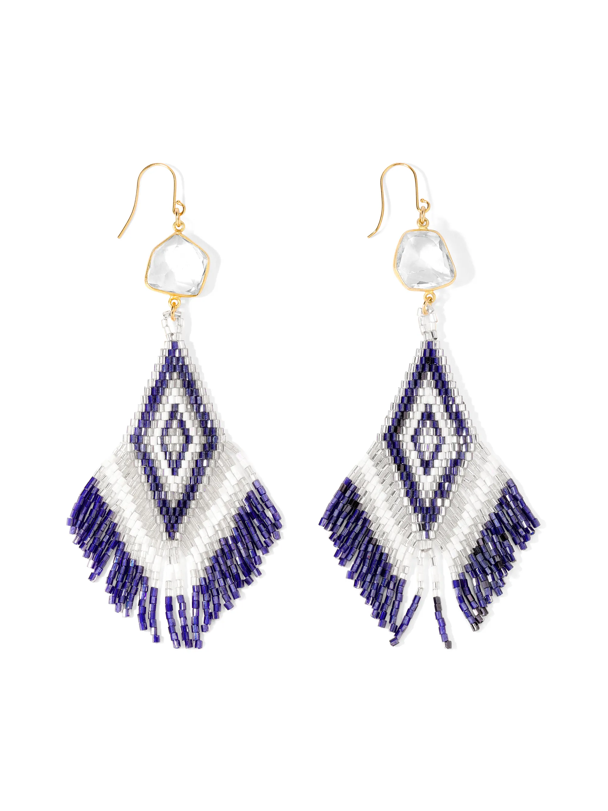 The Aiyana Earrings - Blue