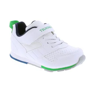 Tsukihoshi Child Racer (Sizes 7 - 13) - White/Green