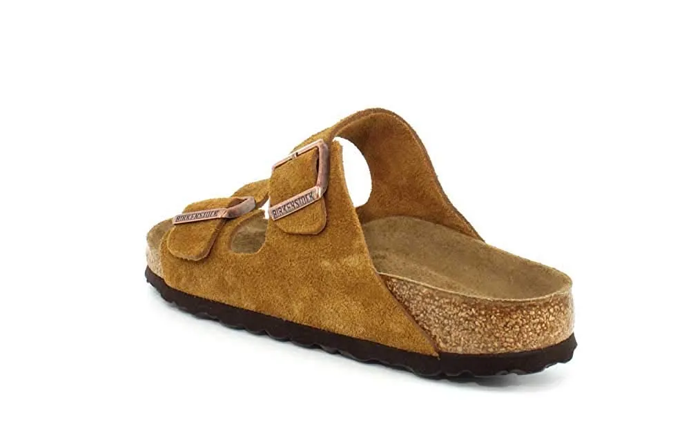 Unisex Shoes Birkenstock ARIZONA Soft Footbed Sandals 1009526 MINK SUEDE