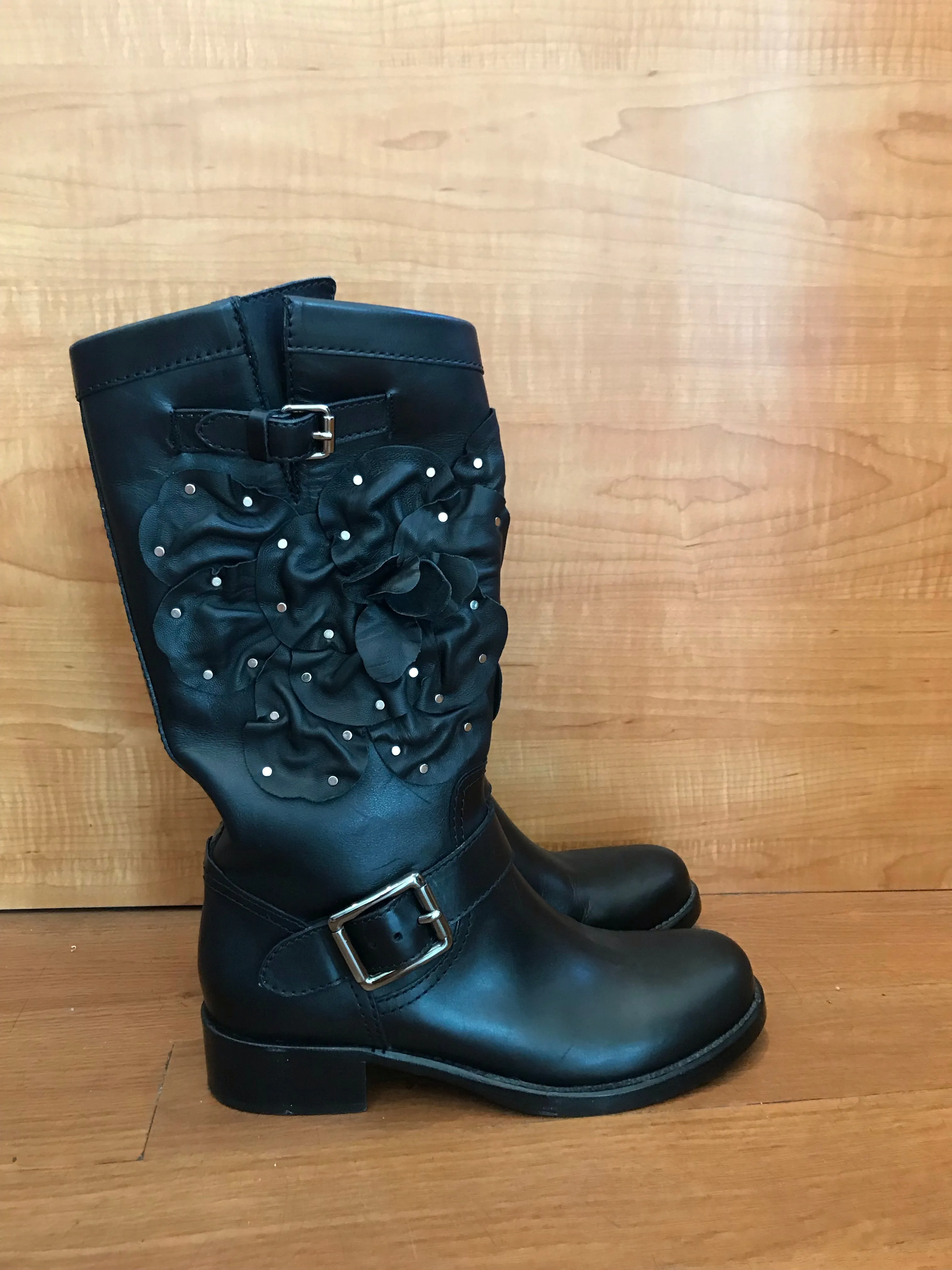 Valentino Floral Boots Size 6