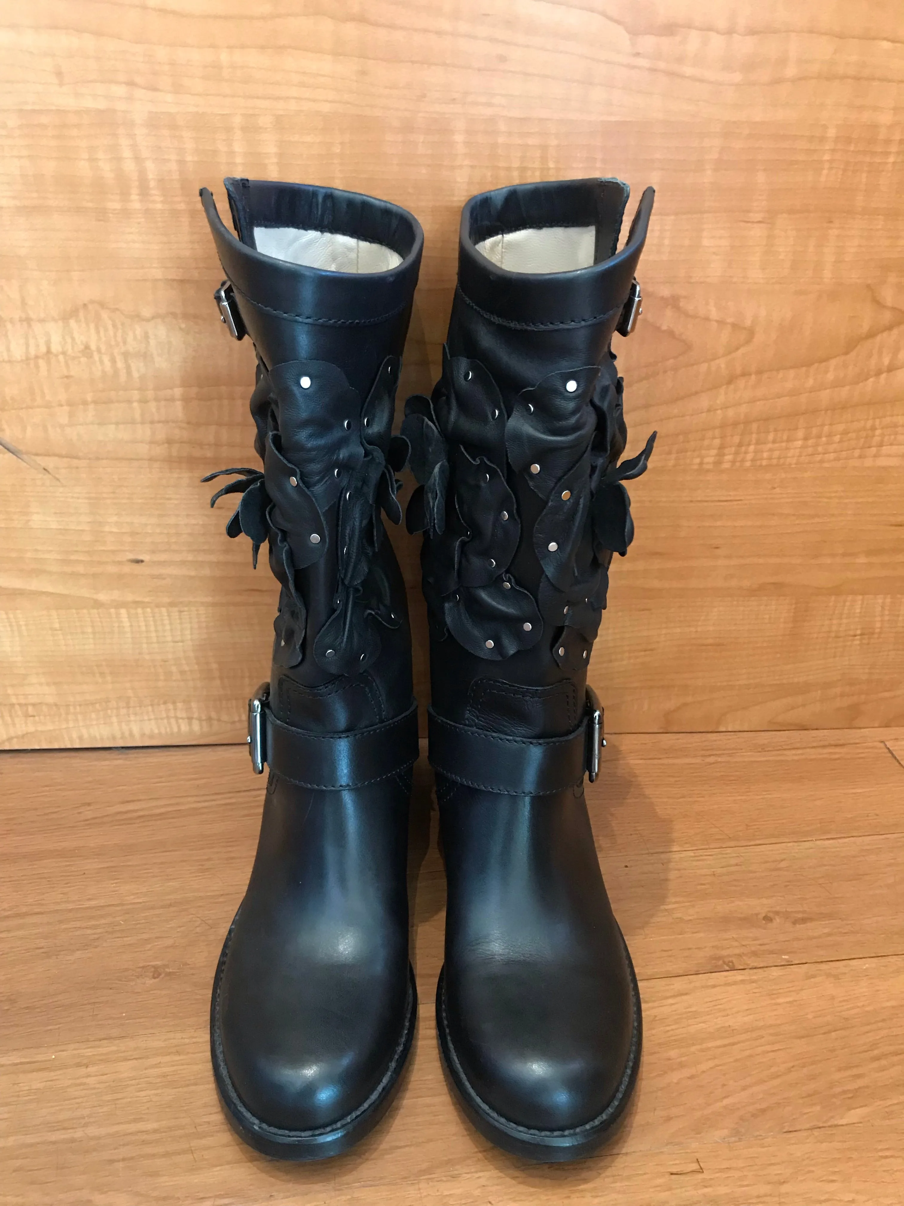 Valentino Floral Boots Size 6