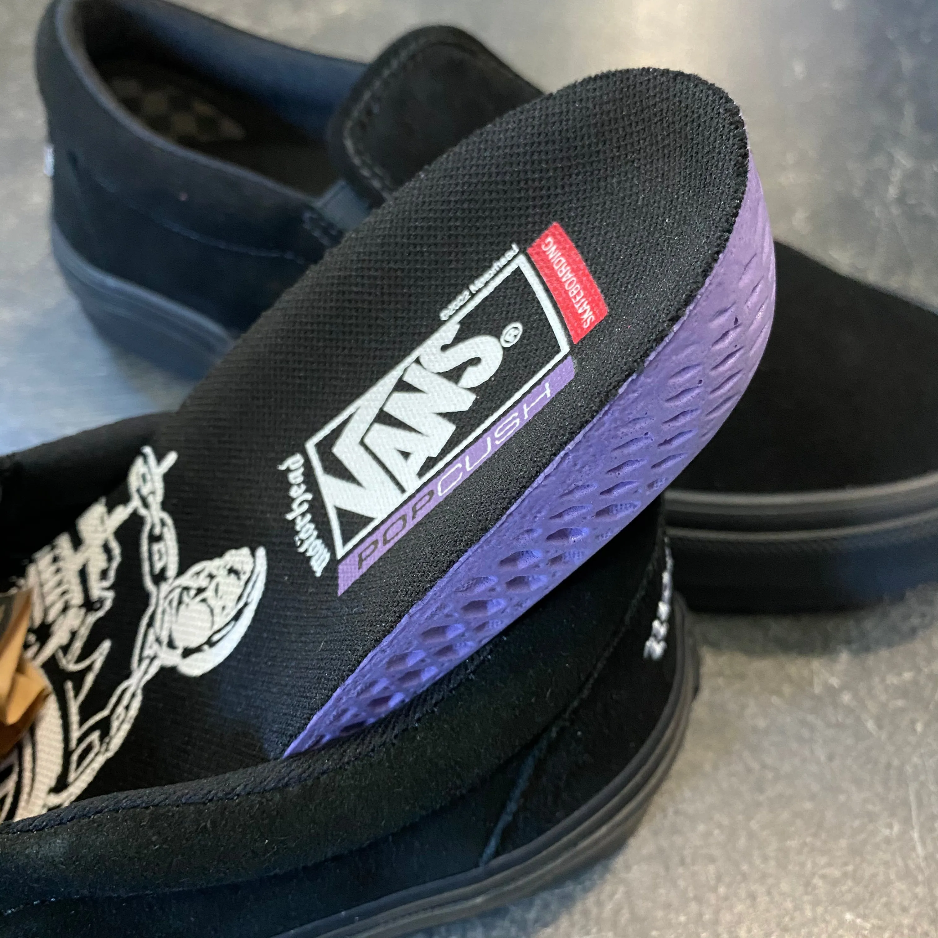 Vans Skate Slip On Motorhead Black/Black