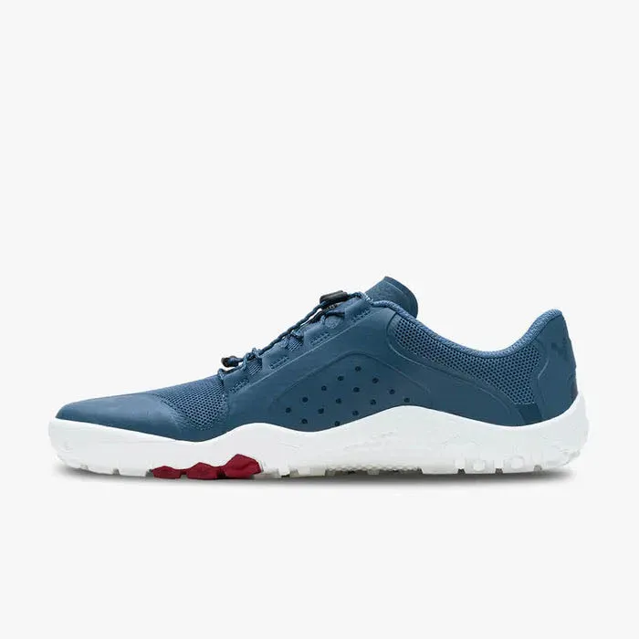 Vivobarefoot Women's Primus Trail II FG in Deep Sea Blue White