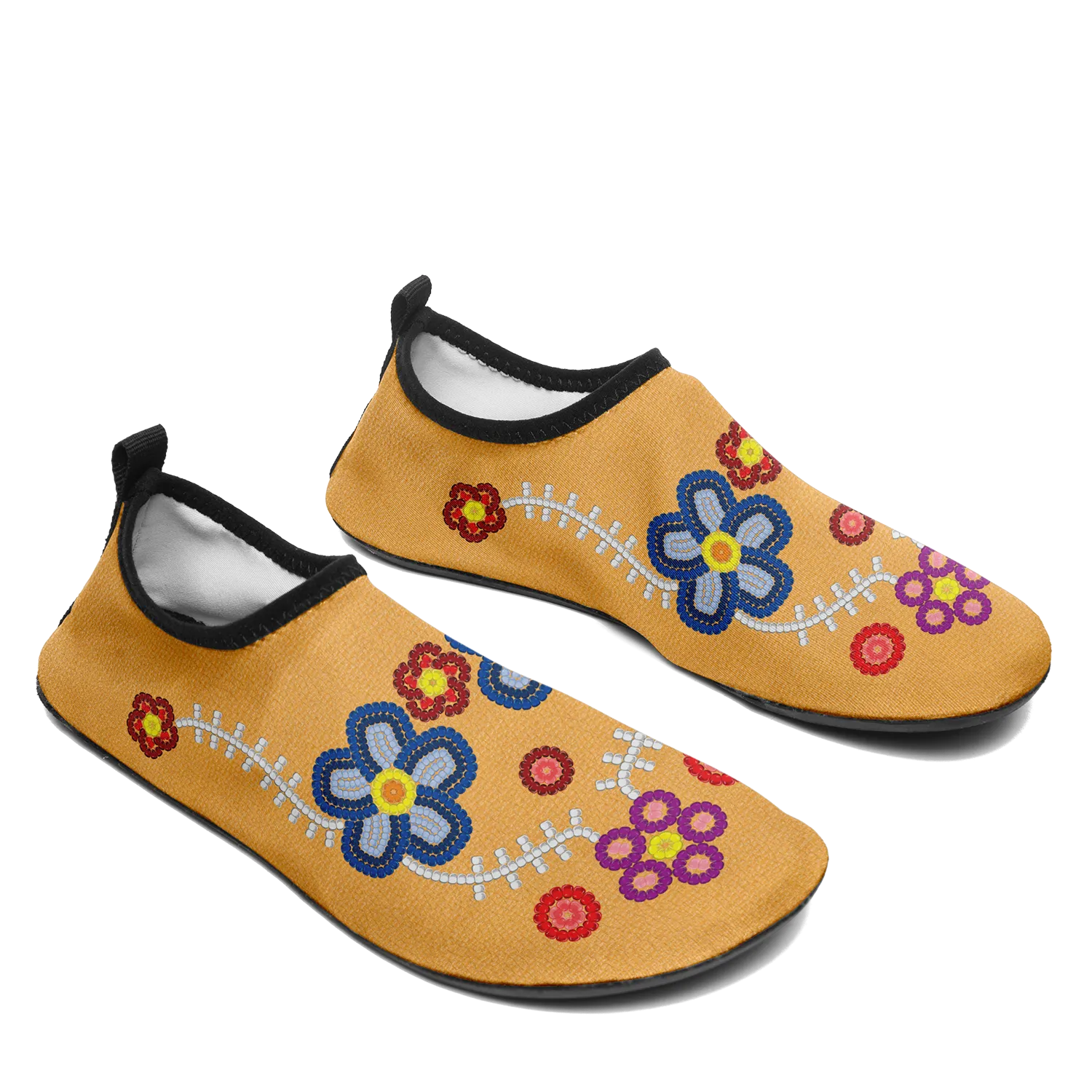 Wildflower Dreams 3 Kid's Sockamoccs Slip On Shoes