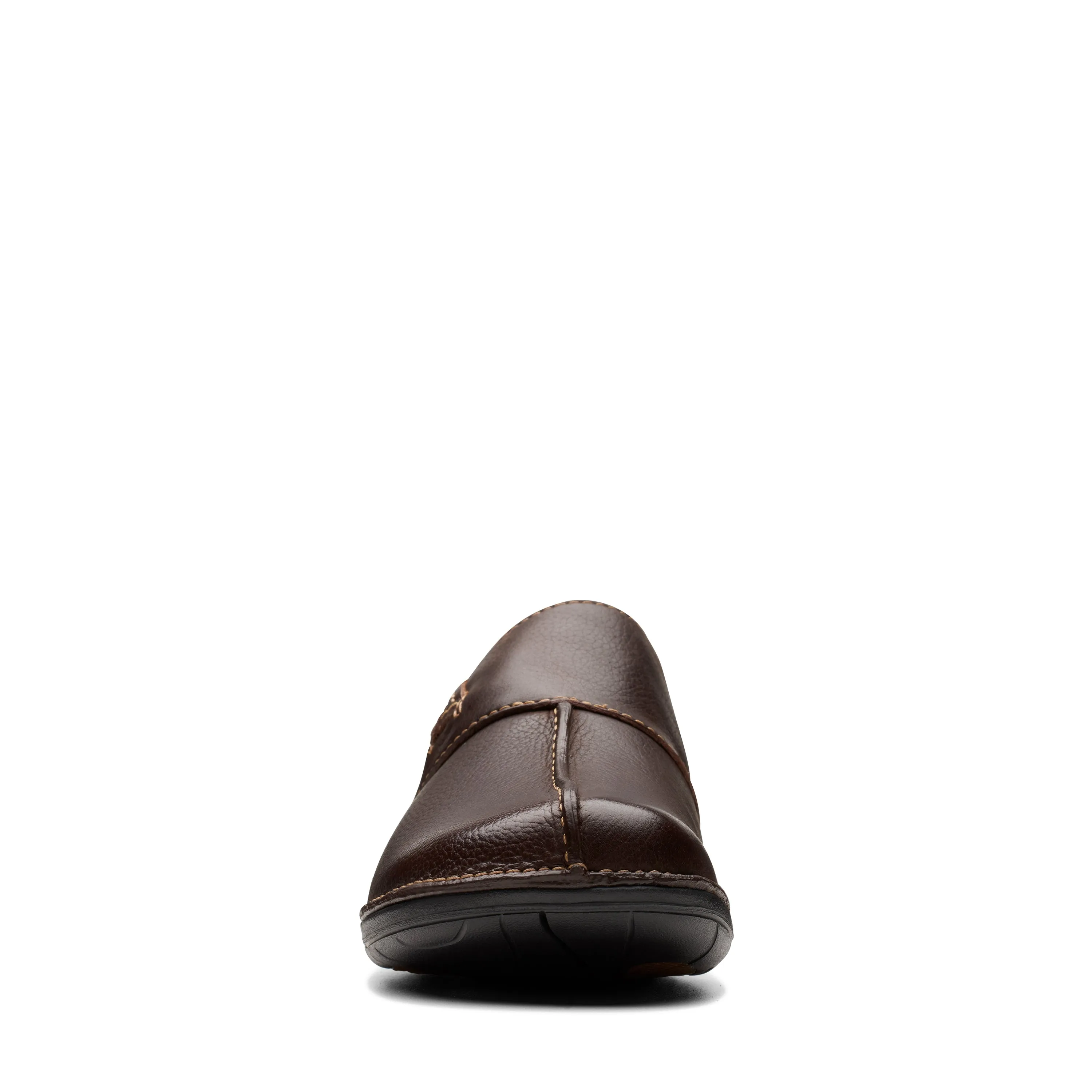 Women's Clarks Un Loop Ave Color: Dark Brown Leather