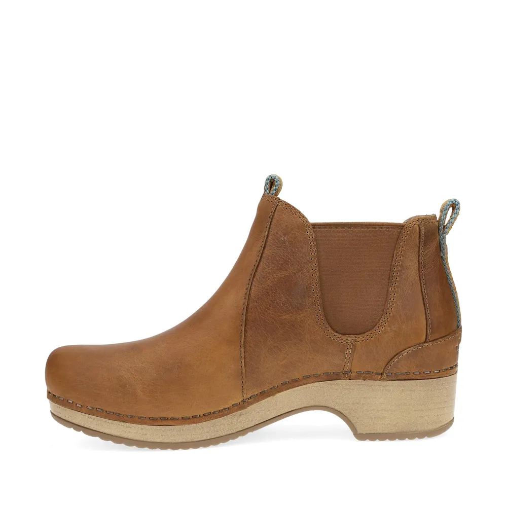 Women's Dansko Becka Boot Color: Tan Oiled