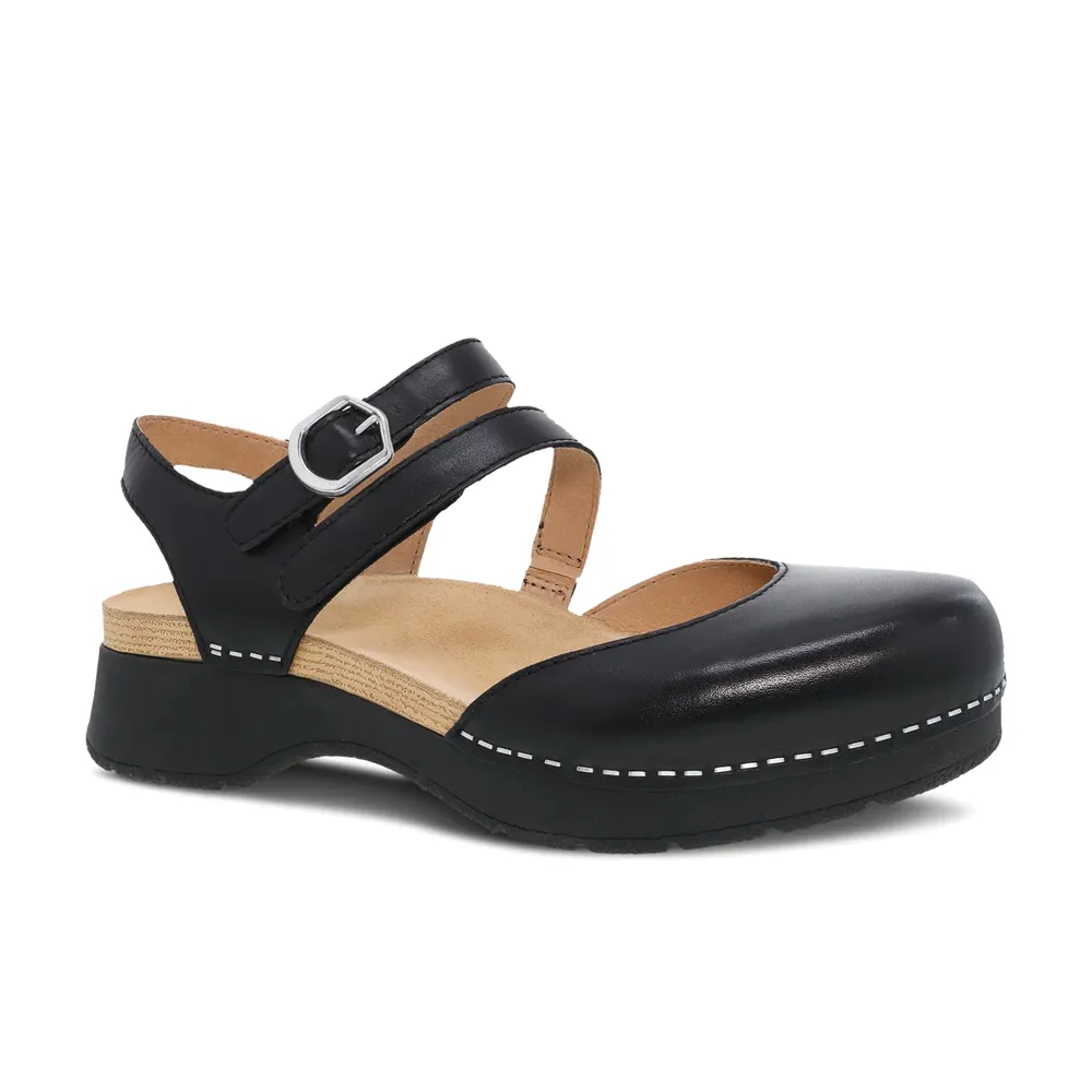 Women's Dansko Rissa Color: Black Nappa Mary Jane