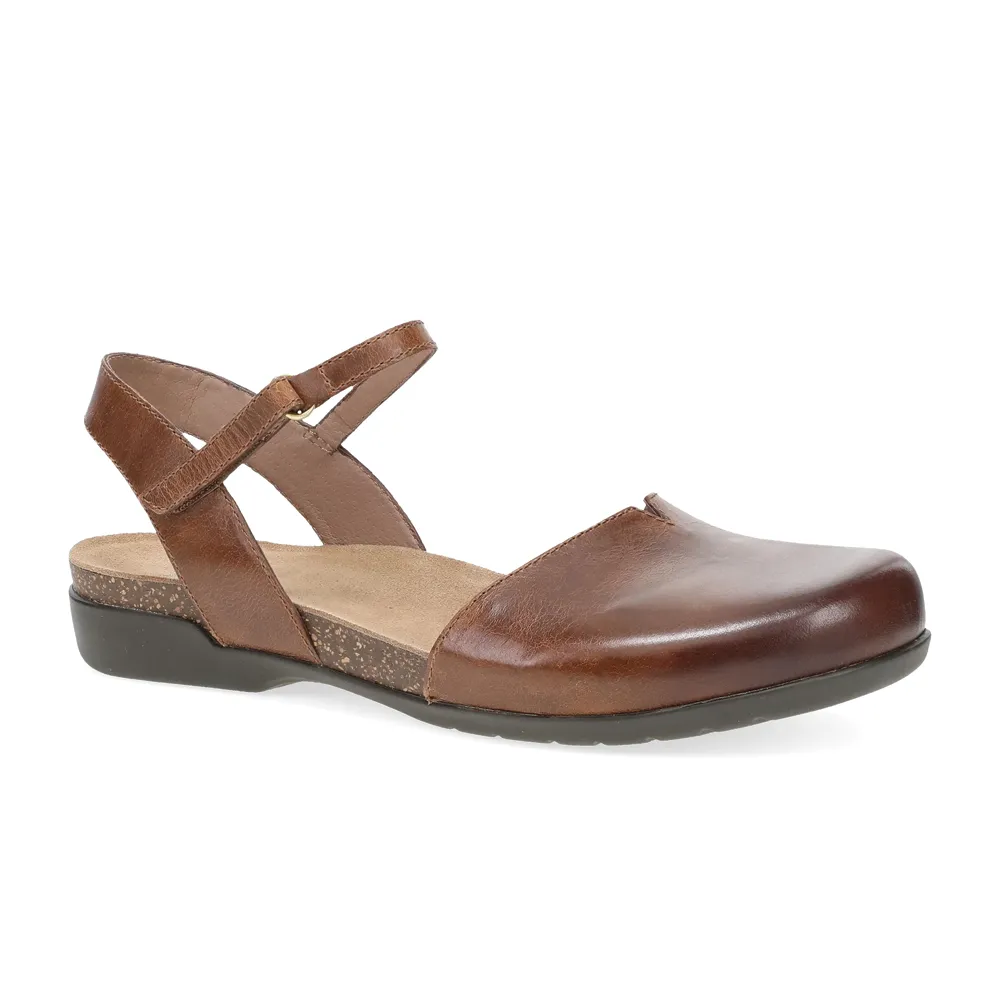 Women's Dansko Rowan Mary Jane Color: Tan Waxy Burnished