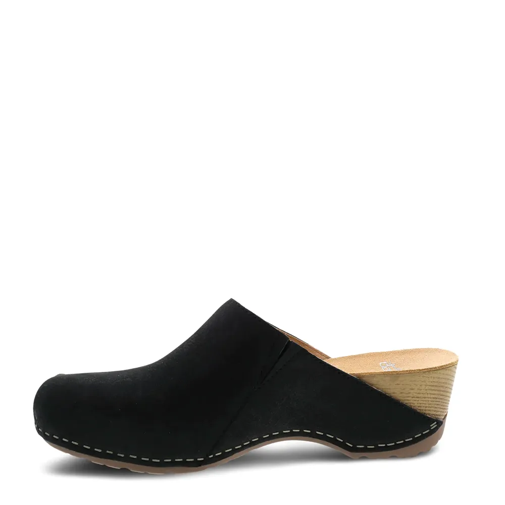 Women's Dansko Talulah Color: Black Milled Nubuck