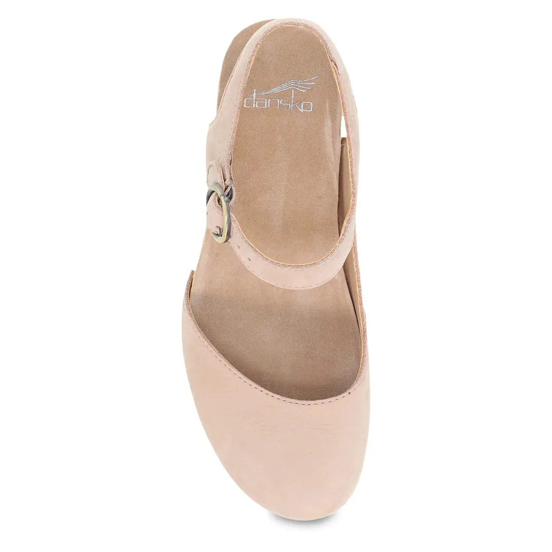 Women's Dansko Taytum Color: Blush Milled Nubuck Sandal