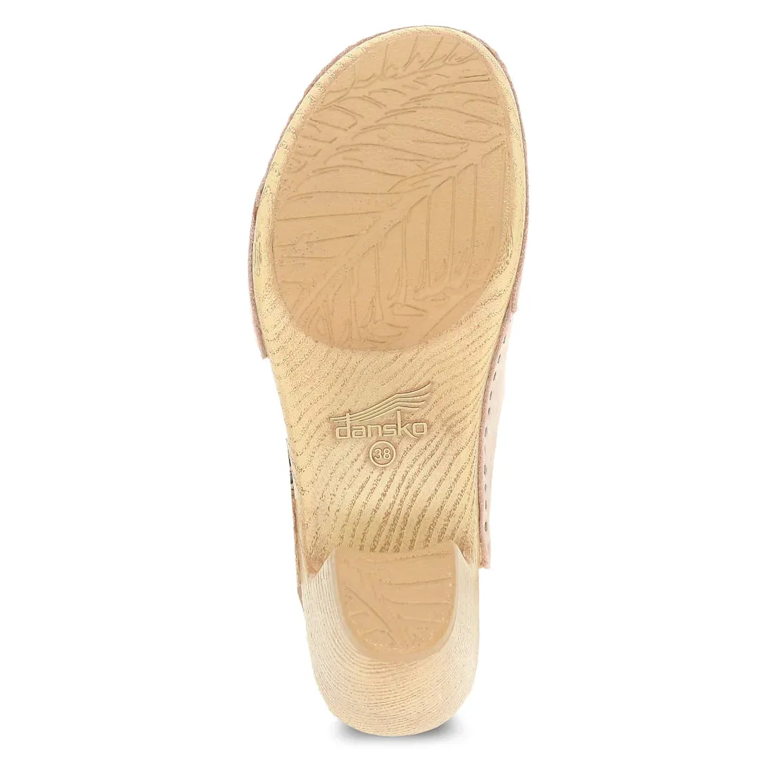 Women's Dansko Taytum Color: Blush Milled Nubuck Sandal