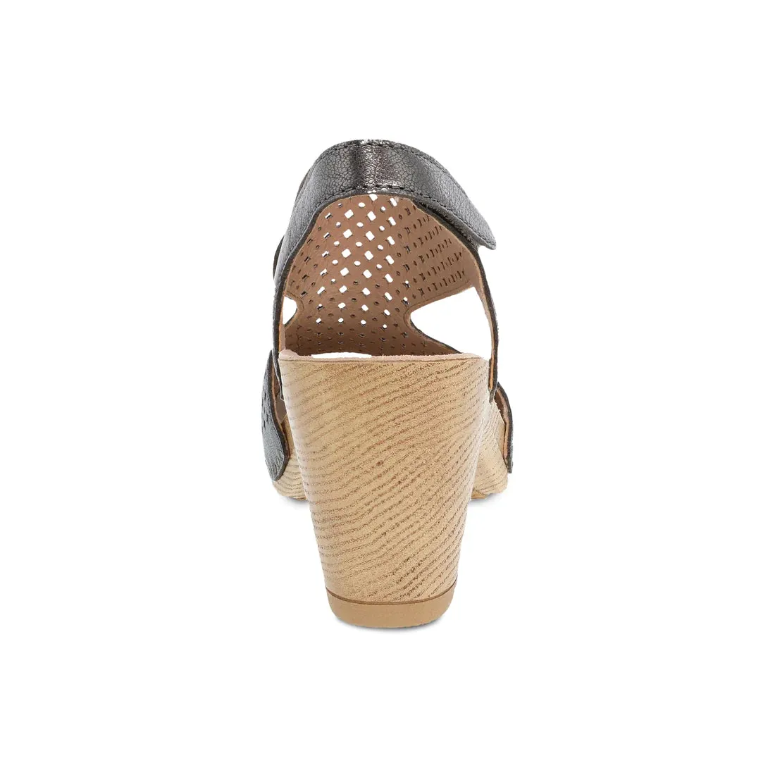 Women's Dansko Teagan Color: Gunmetal Metallic Sandal