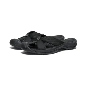 Women's Keen Bali Slide Sandal Color: Black/ Steel Grey