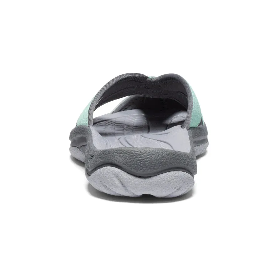 Women's Keen Bali Slide Sandal Color: Lichen / Steel Grey