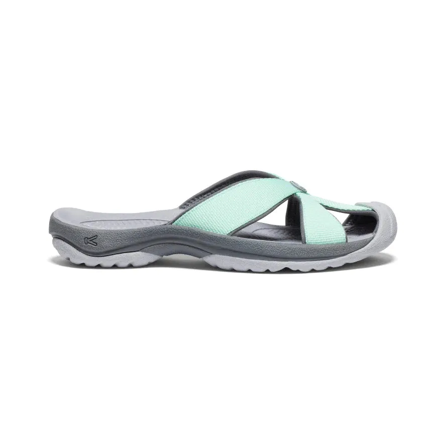 Women's Keen Bali Slide Sandal Color: Lichen / Steel Grey