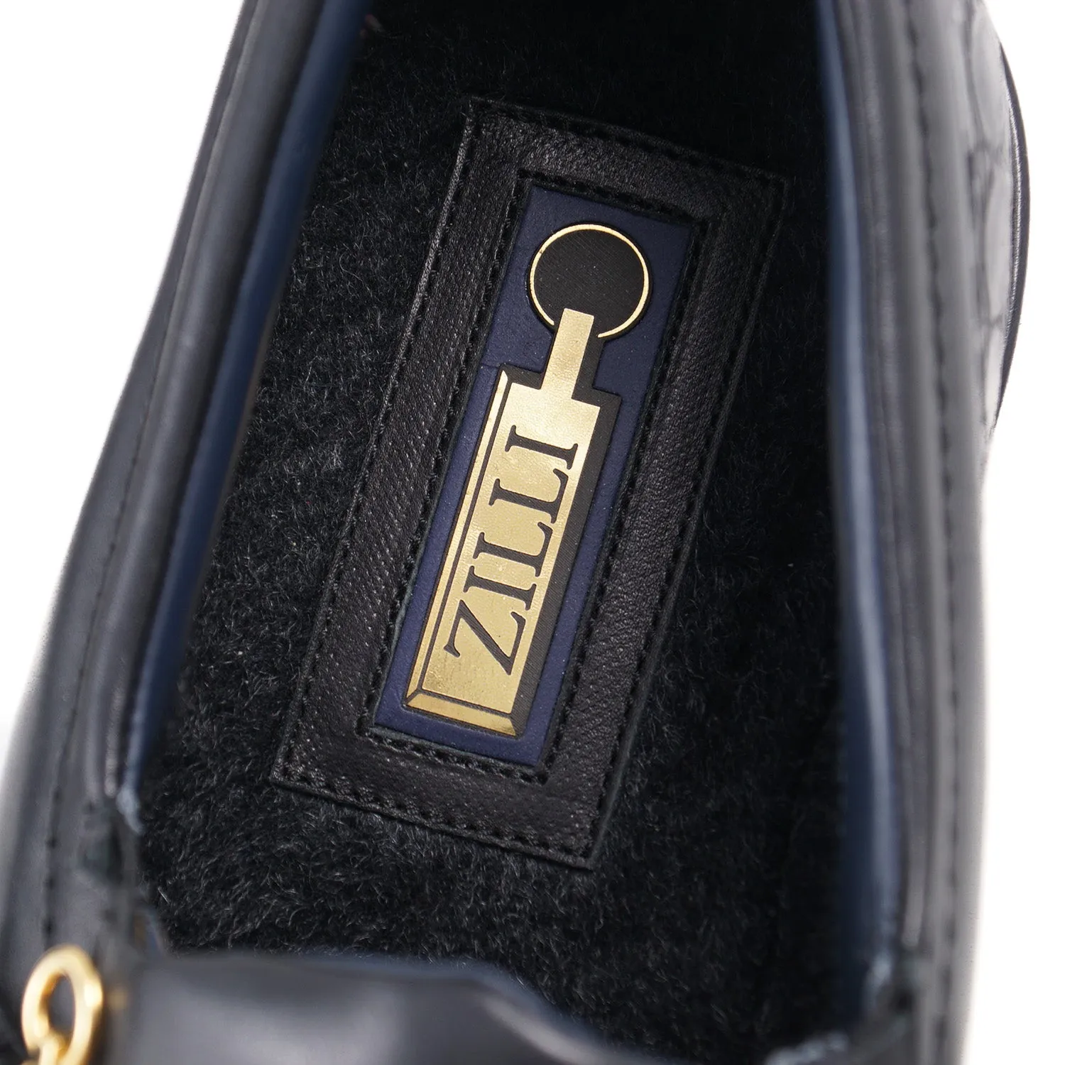 Zilli Crocodile and Calf Loafer with Cashmere Lining