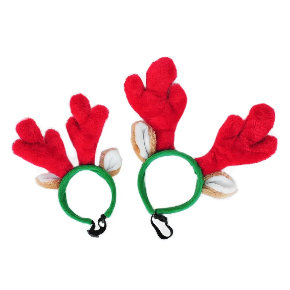 ZippyPaws Holiday Antler Headband